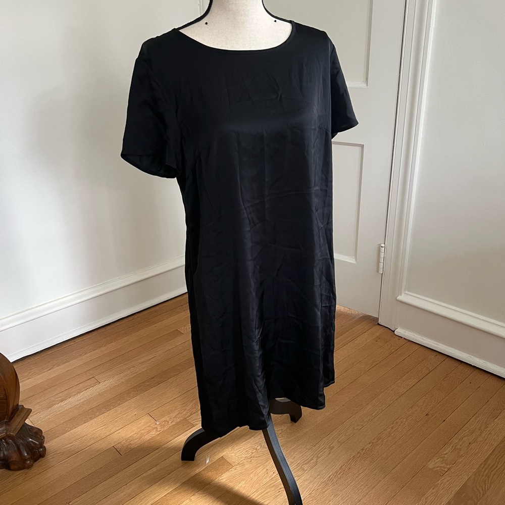 Quince Black Silk Blend Garment